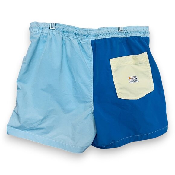 American Eagle Swim Shop Mens Colorblock Swim Trunks W/ Pocket Size L Multi - Picture 6 of 6